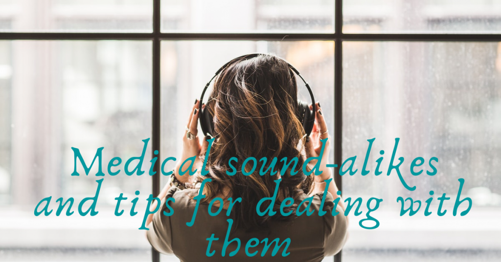 medical sound-alikes