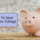 save money for college