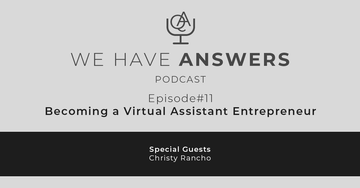 Becoming a Virtual Assistant Entrepreneur